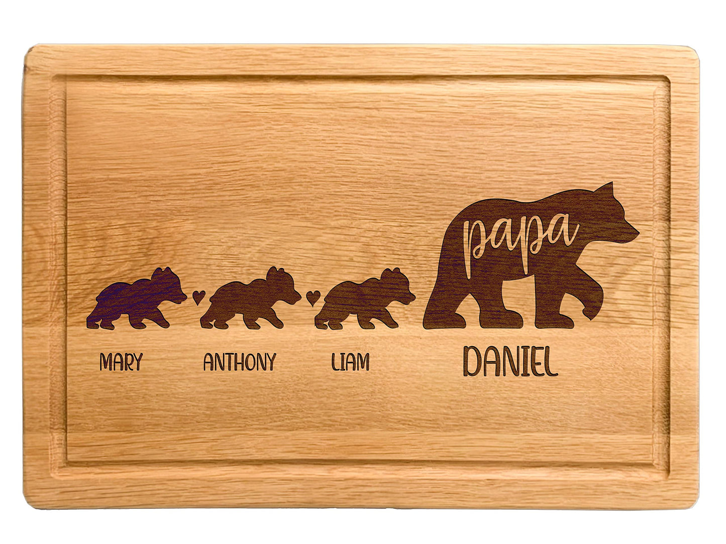 Personalized Cutting Board for Dad and Couples 2025, Custom Engraved Wedding Gifts, Fathers Day Gift from Kids, Anniversary, Engagement, Housewarming, Birthday, Christmas Gift Ideas for Men and Women