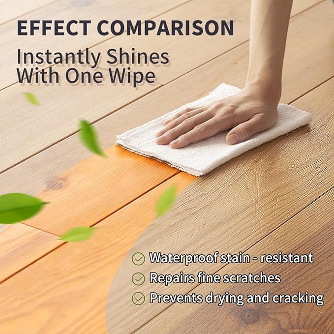 Wood Polish Spray – 120ml Wood Cabinet Cleaner | Hardwood Restorer For Refinishing – Furniture Table Couch Leather Conditioning – Daily Care Shine Spray For Chair Restoration