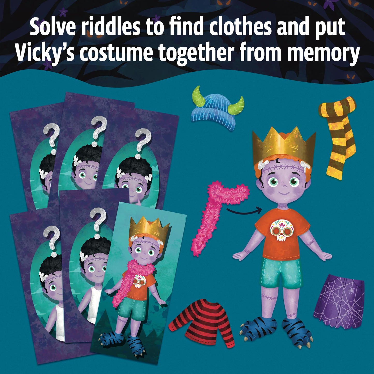 EXIT: The Game - Kids - Midnight Spooktacular, Fun Puzzle Mystery, Cooperative, 1-4 Players