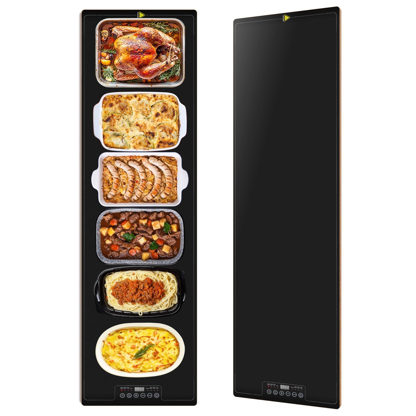 Neatsure Food Warming Tray for Parties Buffet, 47"x14" Extra Large Warmer Mat with 9 Level Temperature, Thermostat and Full Surface Heating, Food Heater for Catering Gathering