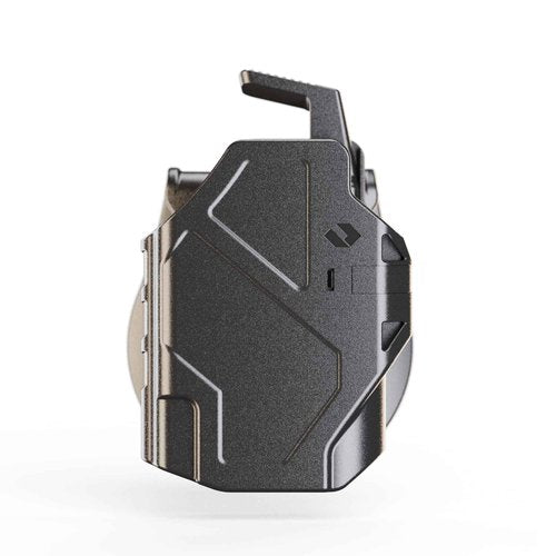 Orpaz Delta G45 Light Bearing Holster Compatible with Glock 45 Holster with Light, Level II Modular Flashlight Adapter and Innovative Flashlight Protector Cap - Unisex (Paddle, Right)