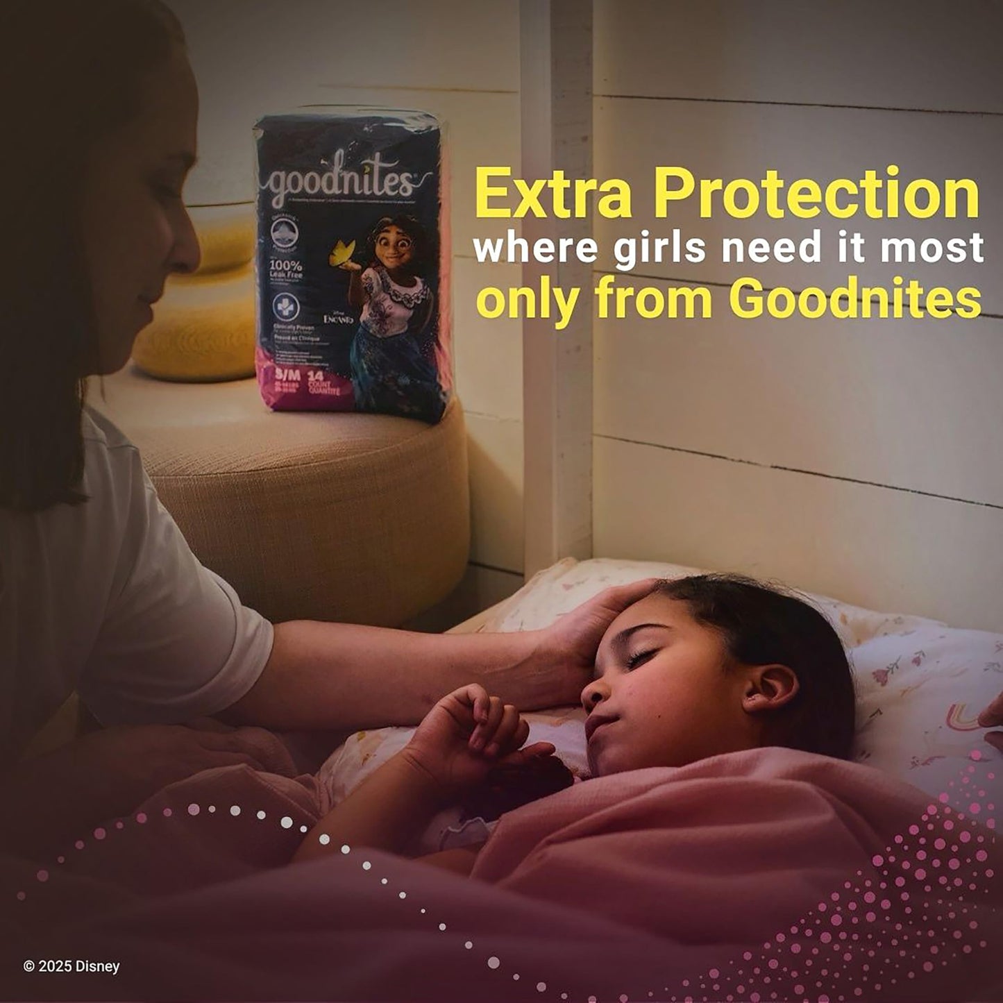 Goodnites Girls' Nighttime Underwear, Size XXL (120-165 lbs), 8 Ct, Packaging May Vary