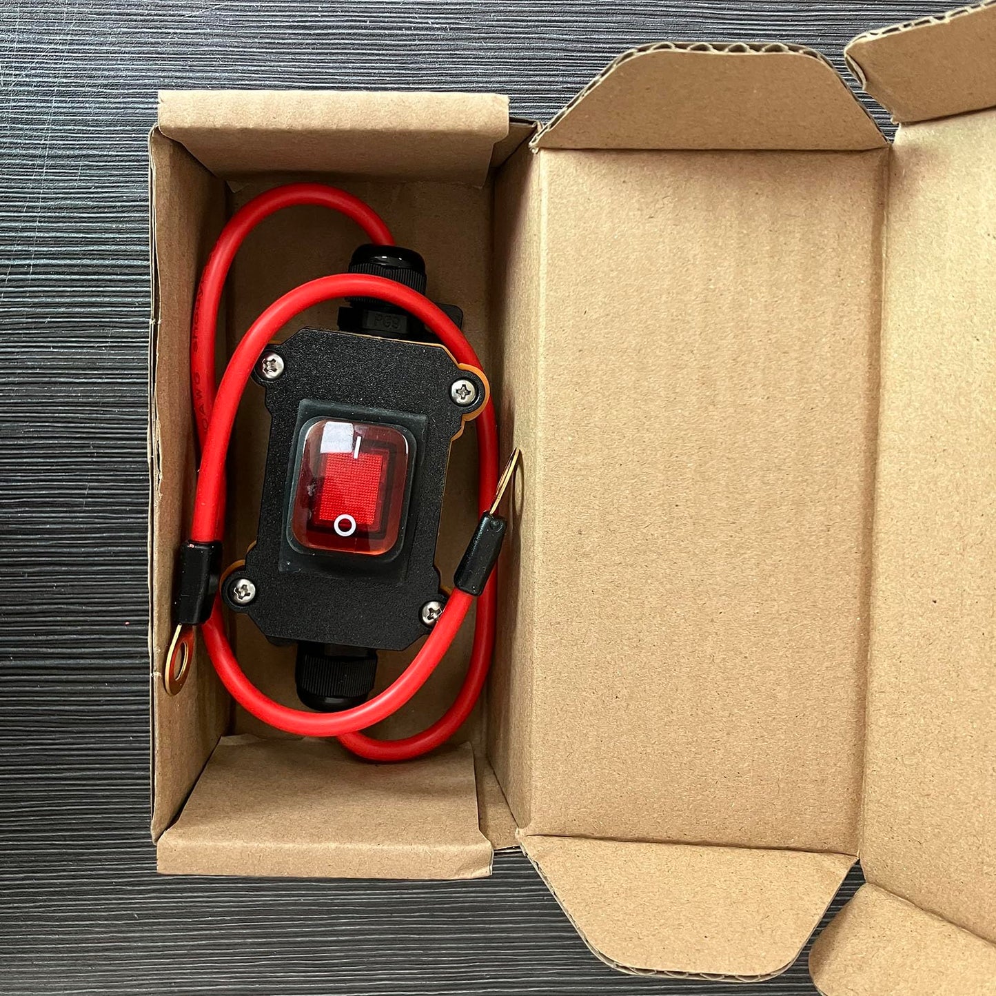 DC 12V Inline Switch DC 12-24V,DPST Dual Side Wiring Switchs 25A Inline Power Switch,Waterproof Inline Switchs IP67 for Motorcycle and Automotive.(DC Switch)