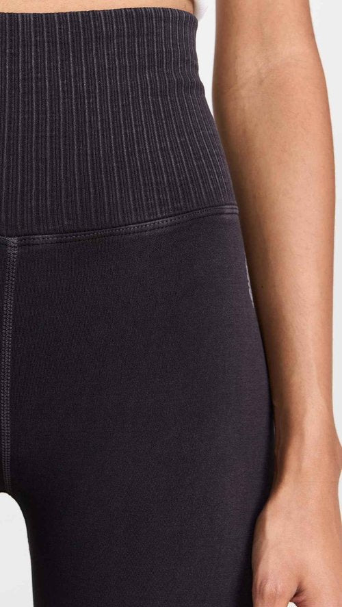 Free People Women's Good Karma Leggings, Washed Black, XS-S