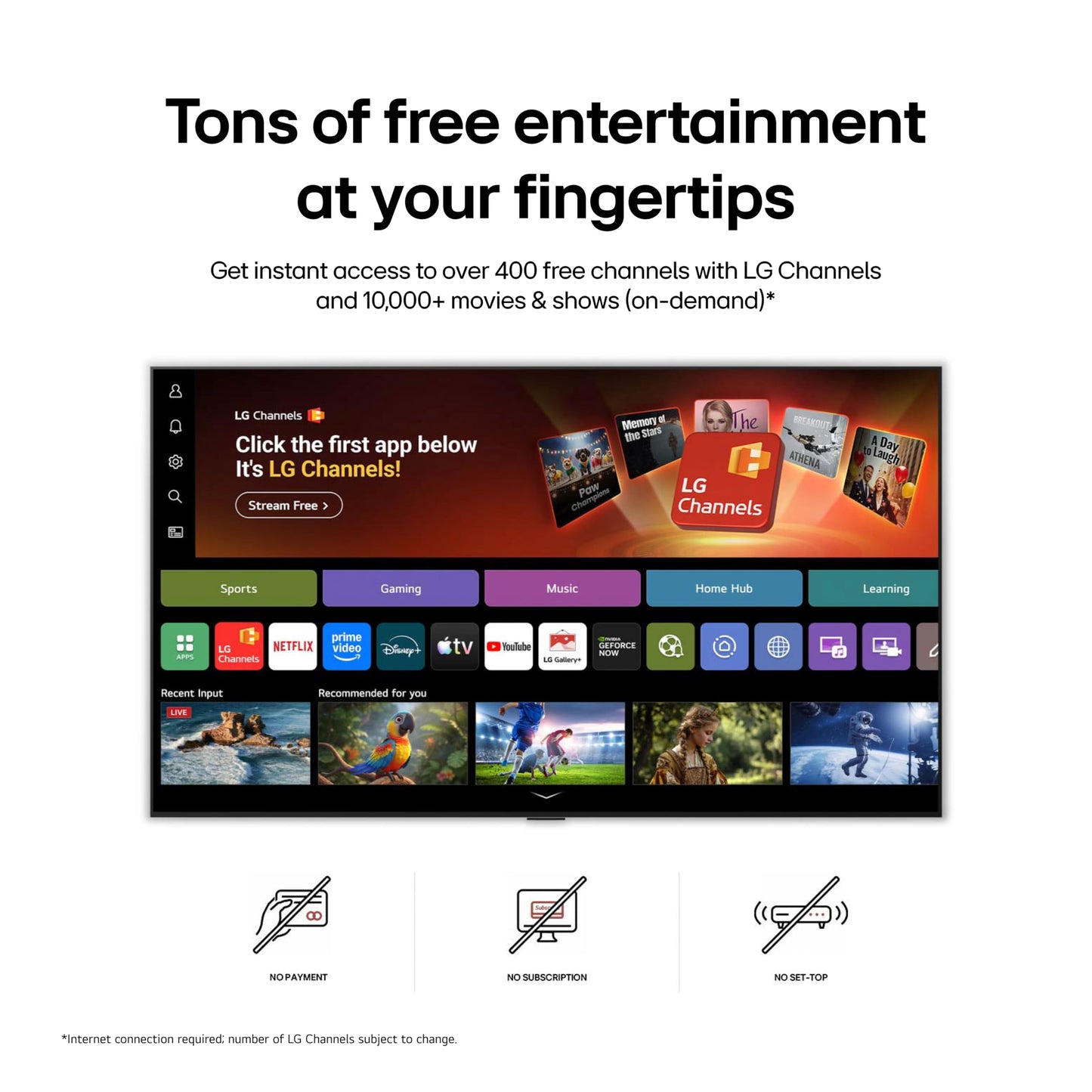 LG 75-Inch Class Nano AI 4K NU85 Series Smart TV w/AI Sound Pro, HDR10, AI 4K Super Upscaling, Filmmaker Mode, Wow Orchestra, Compatible with Alexa (75NU850BPUA, 2026)