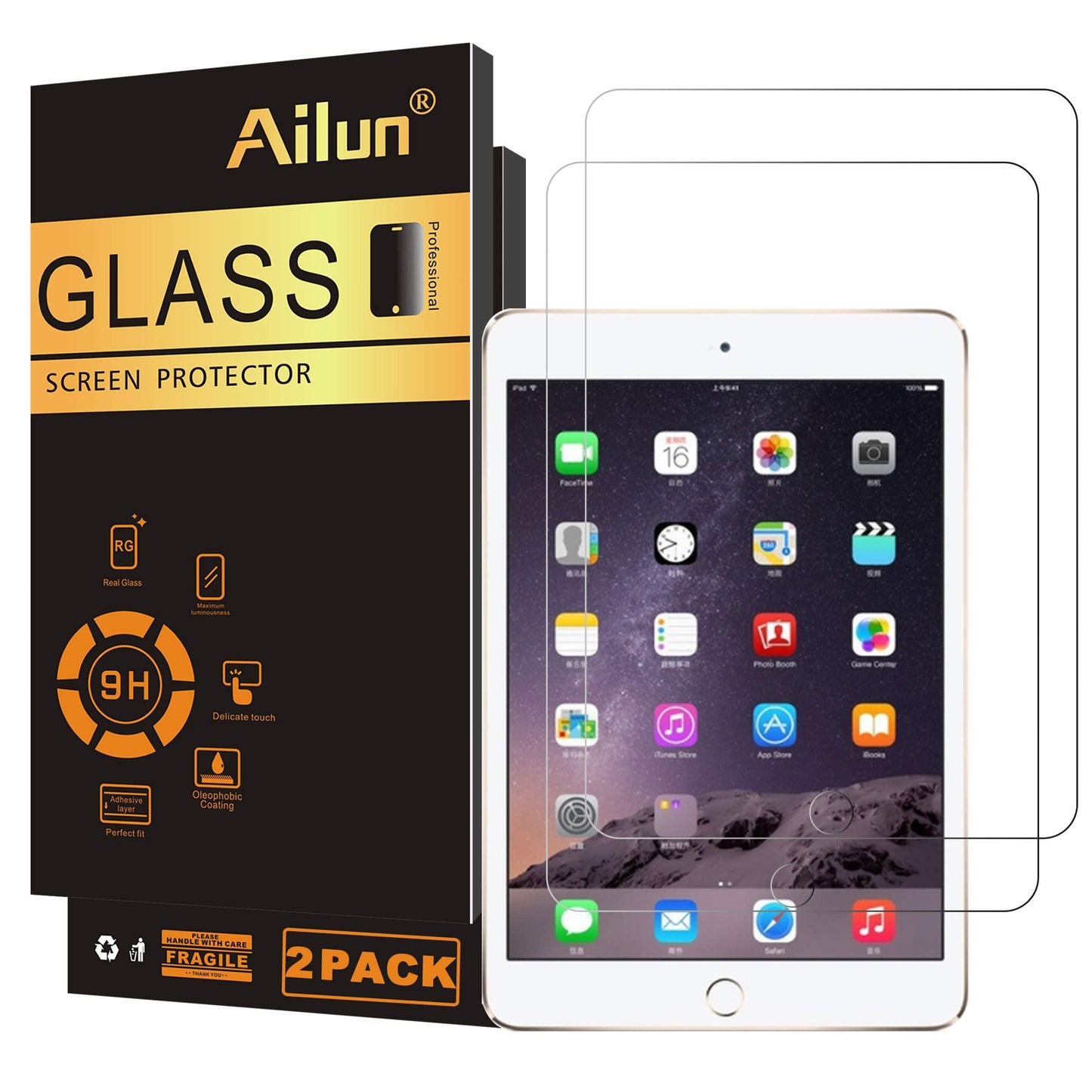 Ailun Screen Protector For Ipad (9.7-Inch,2018/2017 Model,6Th/5Th Generation),Ipad Air 1,Ipad Air 2,Ipad Pro 9.7-Inch 2016,Tempe