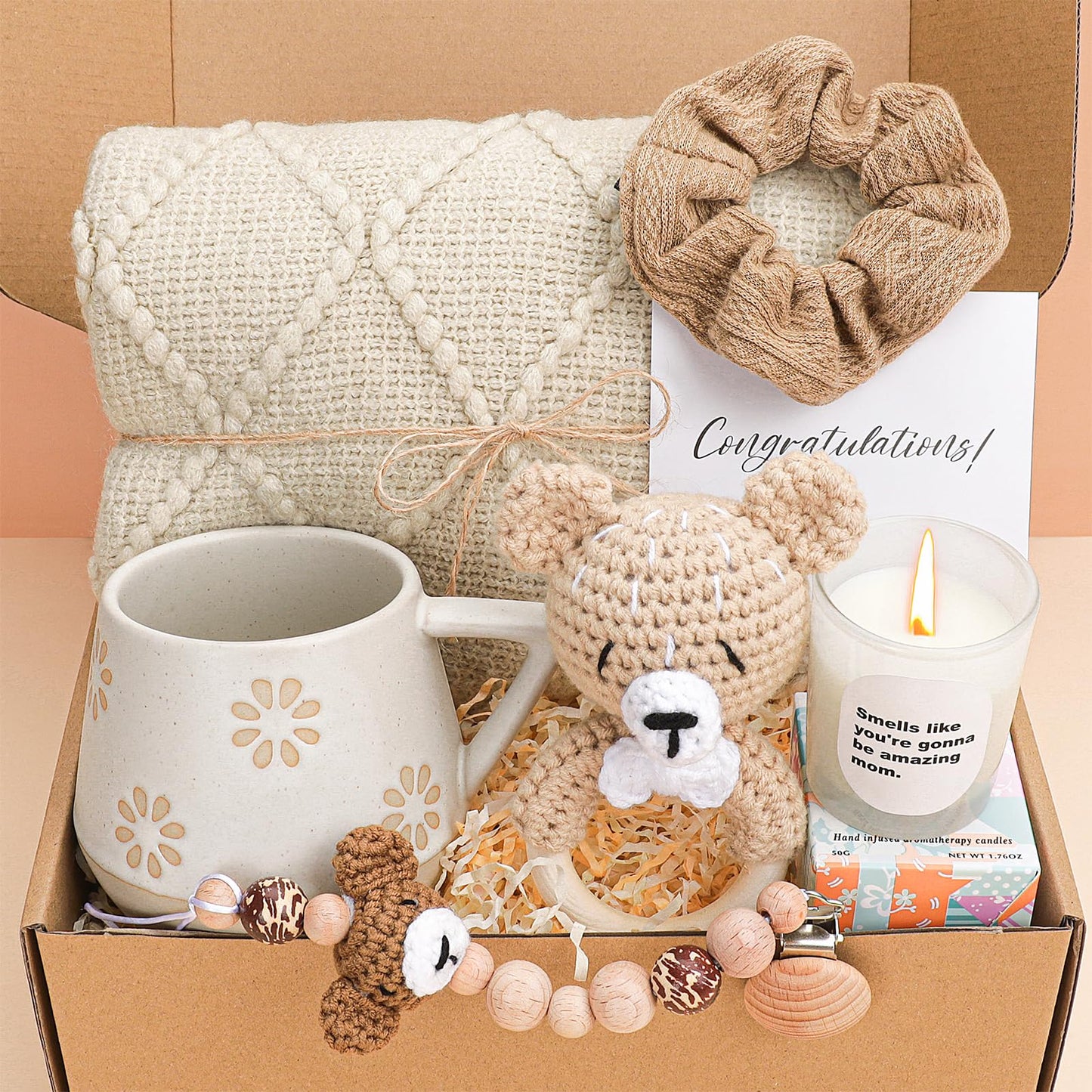 Elysirise New Mom Gifts,Gifts for New Mom,New Mom Gifts for Women,Baby Shower Gifts,Baby Boy Gifts,Pregnancy Gifts,Postpartum Gifts for Mom,New Mom Gift Basket After Birth,Gender Reveal Gifts