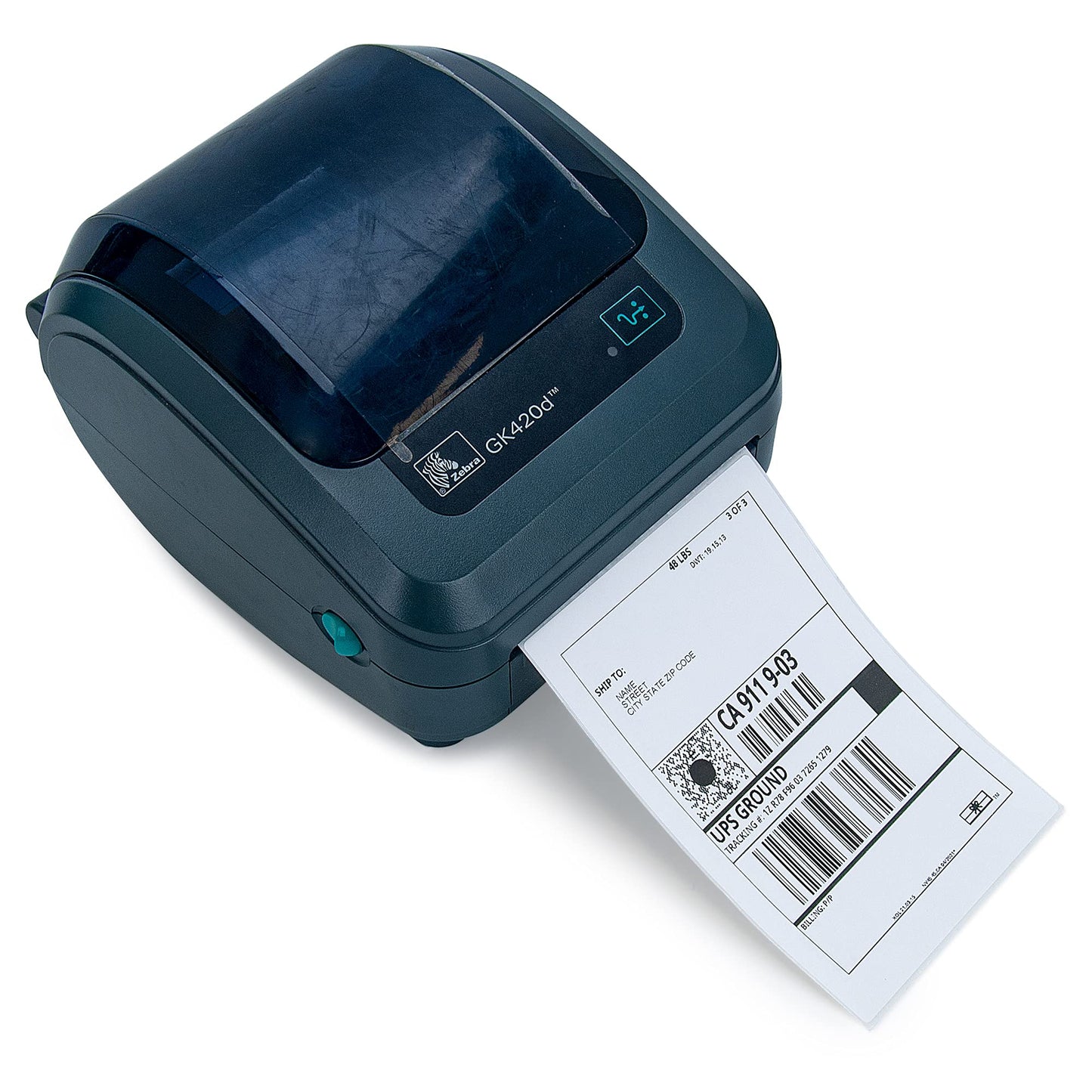 L LIKED 6000 4x6 Thermal Shipping Labels Fanfold, Direct Thermal Printer Labels Compatible with Zebra Rollo - Perforated Strong Adhesive