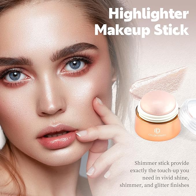 Color Nymph Face Makeup Kit, Make up Set For Teen Girls | Vegan & Cruelty Free | Includes Lipglosses Liquid Blush Highlighter Contour Stick & Brush | Makeup Gift Set Design - Basic Edition