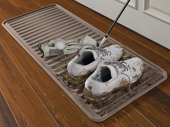 WeatherTech BootTray (16"x36") - Tan - Durable Mat for Dirty Boots and Shoes