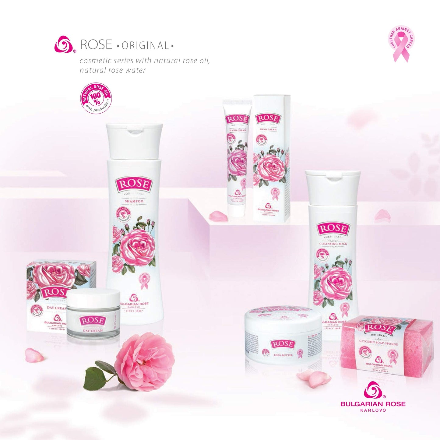 Bulgarian Rose Lip Balm with Natural Rose Oil