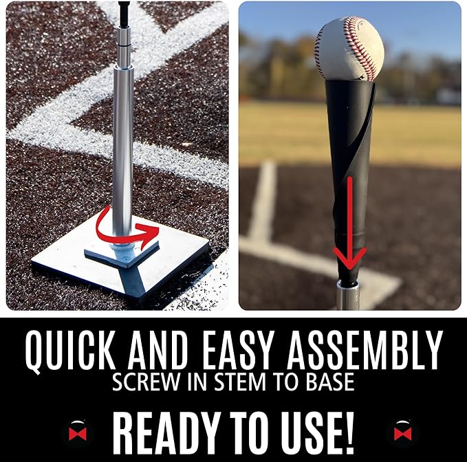 Web Flex® Spider Series 7’x7’ Sock Net, Adjustable Batting Tee & Strike Zone Trainer Bundle, Portable Baseball & Softball Training Set for Hitting, Pitching, & Fielding | Durable, Easy Setup