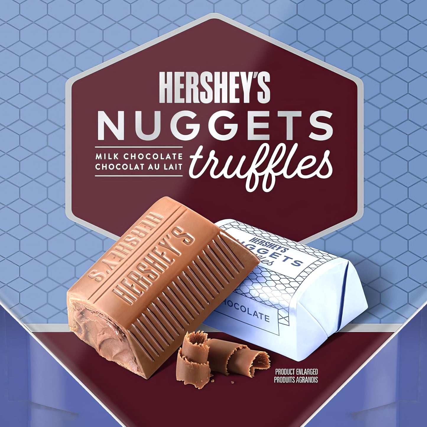 Hershys Nuggets Truffles Milk Chocolate 1.5 lbs - Approx 65 Pieces Individually Wrapped - Milk Chocolate Truffles Candy Perfect Halloween Candy - Bulk Chocolate Candy for Snacking, Gifting, Baby Boy Showers & Father's Day