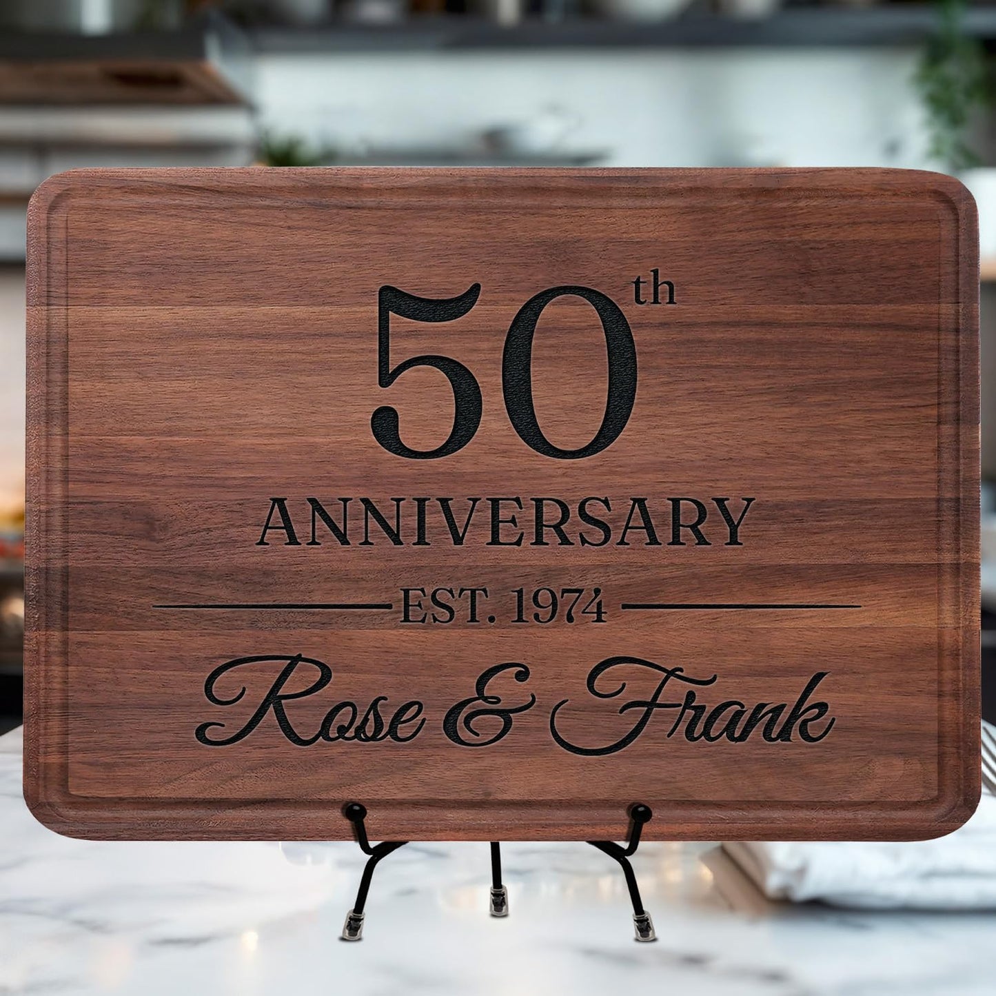 Anniversary, Wedding Gifts for Couple 2025, Personalized Cutting Board, Gift for Parents, Him, Her, Valentine's Day, Christmas, Housewarming, Custom Present For Wife, Husband