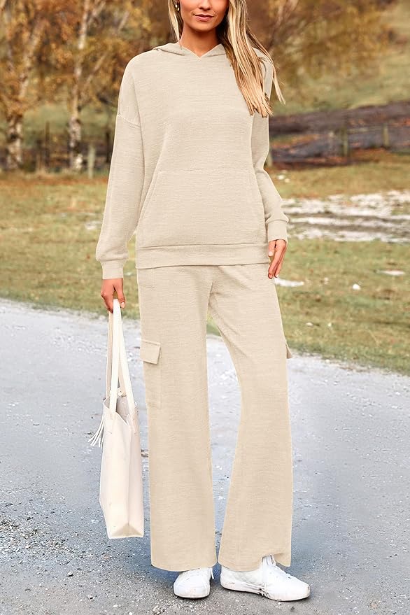 PRETTYGARDEN 2 Piece Sets for Women Fall 2026 Sweatsuits Outfits Lounge Matching Hoodie Set Travel Track Suits Winter Clothes