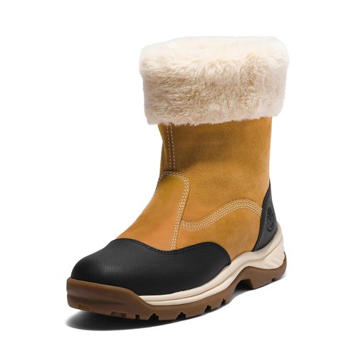 Timberland Women's White Ledge Pull-On Waterproof Insulated Boots, Wheat Full-Grain, 6.5 Medium