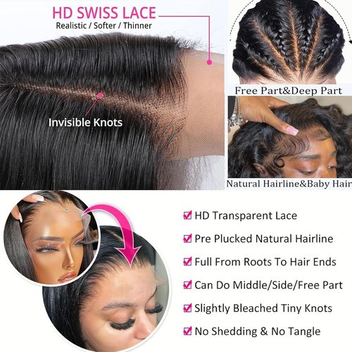 Kerberey 16 Inch Short Curly Bob Wigs Human Hair 13x4 Deep Wave Lace Front Wigs Human Hair for Black Women HD Lace Pre Plucked with Baby Hair Natural Black