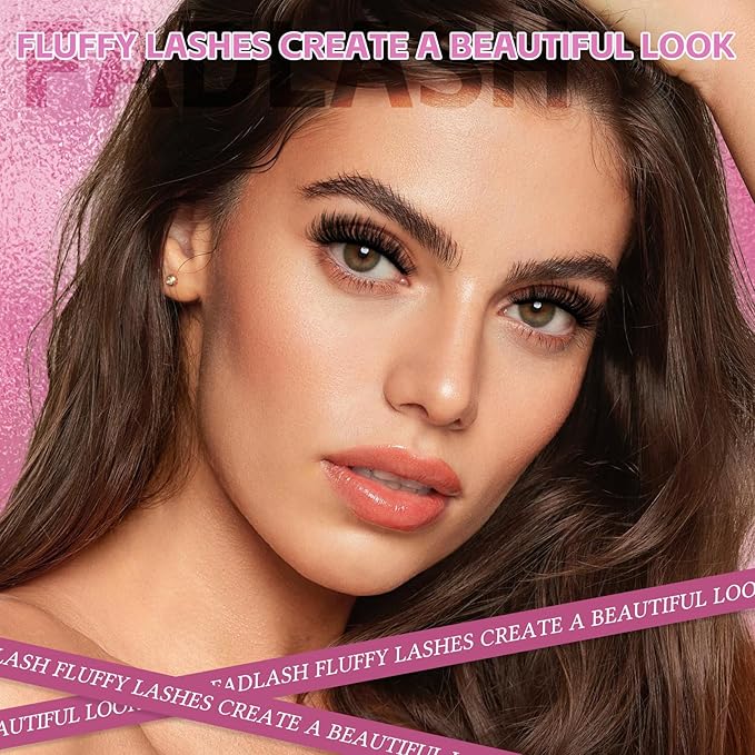 FADLASH Lash Clusters 200D Thick Eyelash Clusters D Curl Volume Cluster Eyelash Extensions 15-20mm Individual Lashes 3D Effect DIY Lash Extension Clusters (200D-0.07-D,15-20mm)