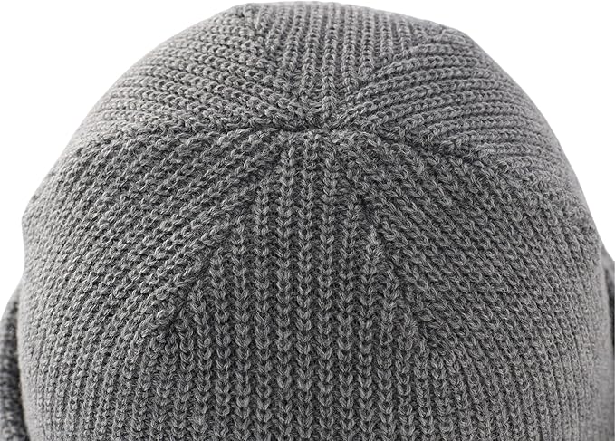 Connectyle Classic Double Layer Knit Beanie Hat Warm Thick Acrylic Winter Hats Daily Cuffed Beanies Watch Hat for Men Women