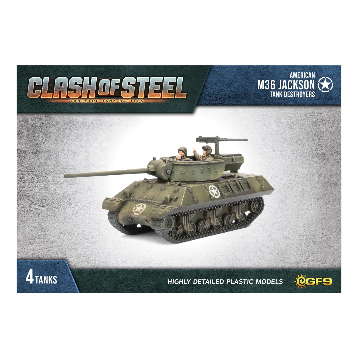 Gale Force Nine - Clash of Steel - M36 Jackson Tank Destroyers