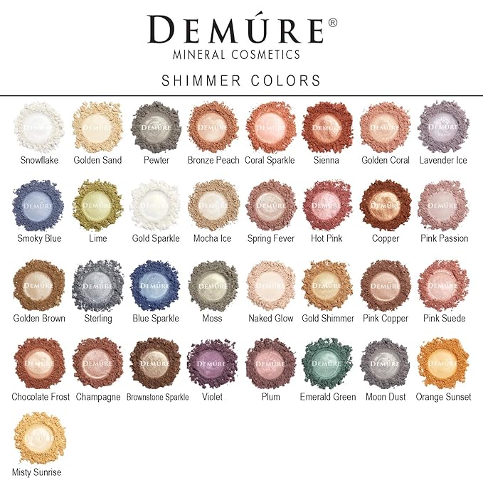 Demure Mineral Make Up (Smoky Blue) Eye Shadow, Shimmer Eyeshadow, Loose Powder, Glitter Eyeshadow, Eye Makeup, Natural Makeup, Natural Eyeshadow, Professional Makeup