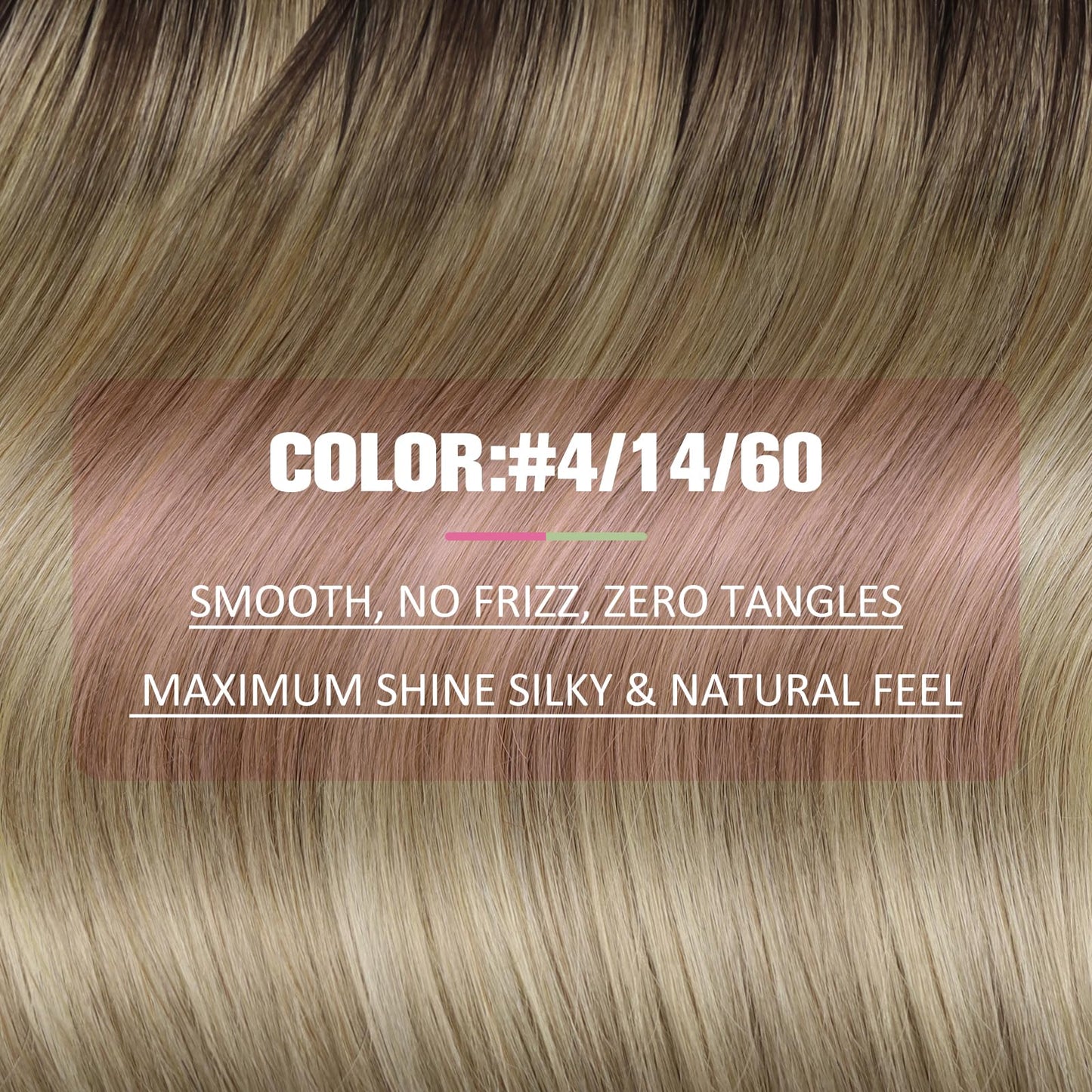 YoungSee Ombre Tape in Hair Extensions Real Human Hair 22 Inch Ombre Tape in Extensions Human Hair Dark Brown Ombre Brown with B