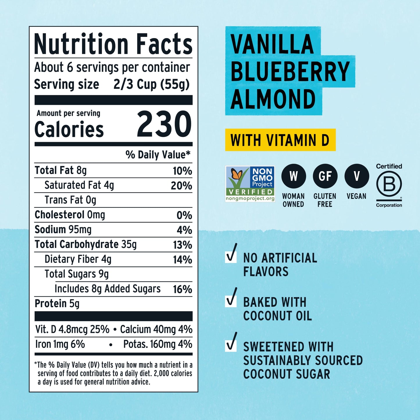 Purely Elizabeth Cereal Vnlla Blbry Almnd 11 OZ