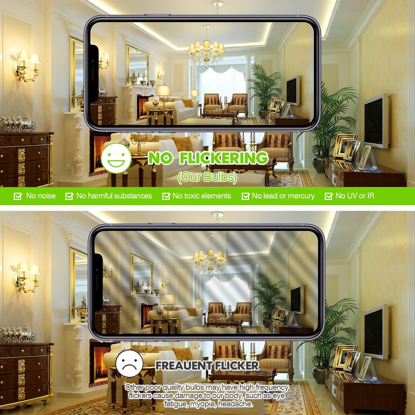 25 Watt Equivalent Light Bulbs, A15 LED Light 3W E26 Base 2700K Warm White Low watt Light Bulbs,Nightstand Light Bulb, Table Lamp Bulb, 4 Pack