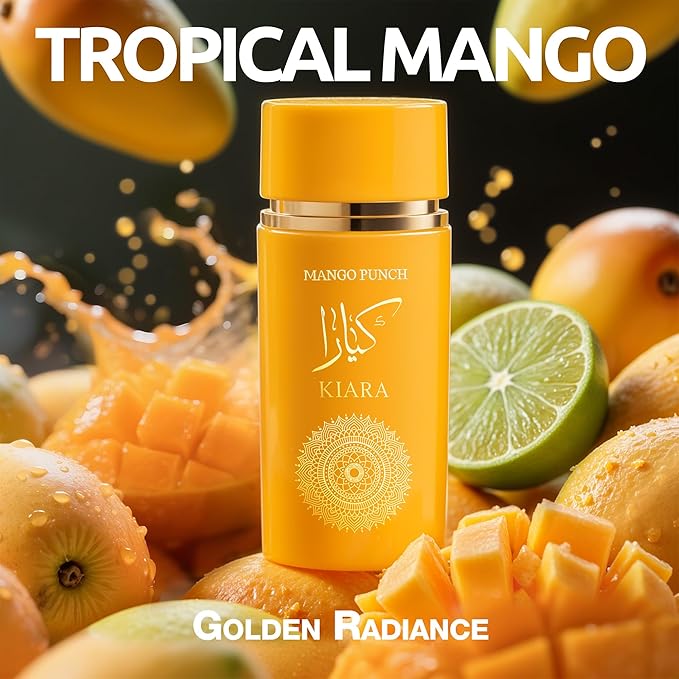 4-Piece Women's Perfume Set with 10ml Rollerball, EDP Collection, Variety of Fragrances,Long Lasting Fragrance (Sexy for women/Kiara Mango Punch/Kiara pink/PARTY GIRL)