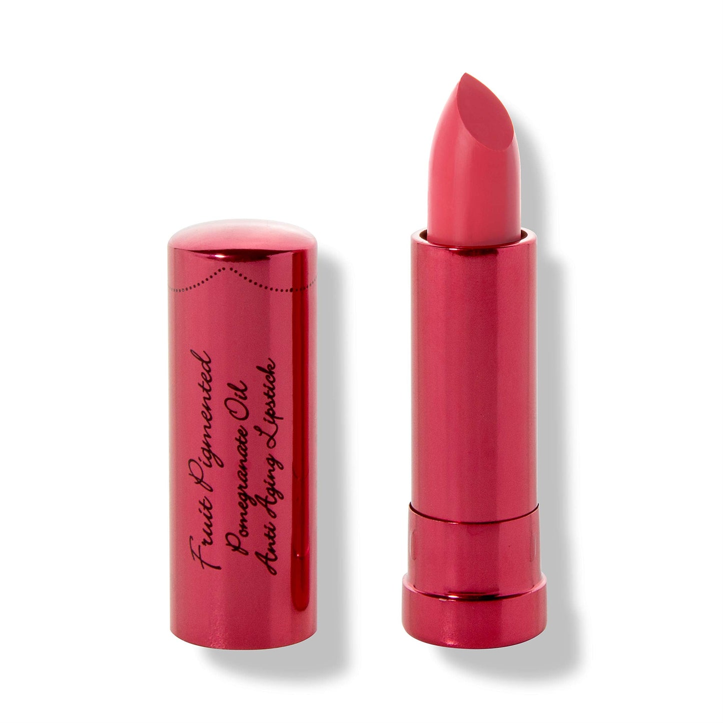 100% PURE Pomegranate Oil Anti-Aging Lipstick Long Lasting, Vibrant Makeup - Moisturizing Cocoa Butter Satin Finish - Vegan Frui