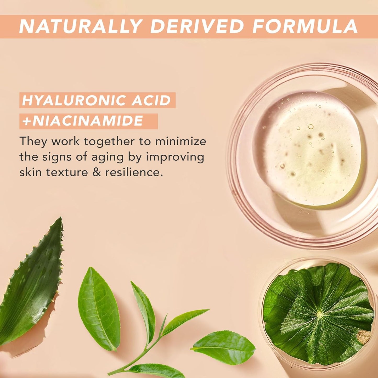 Eye Cream - USA Made with Natural & Organic Ingredients, Cooling Eye Gel & Under Eye Brightener, Dark Circles Under Eye Treatment with Hyaluronic Acid & Glycerin, Reduces Puffiness & Under Eye Bags