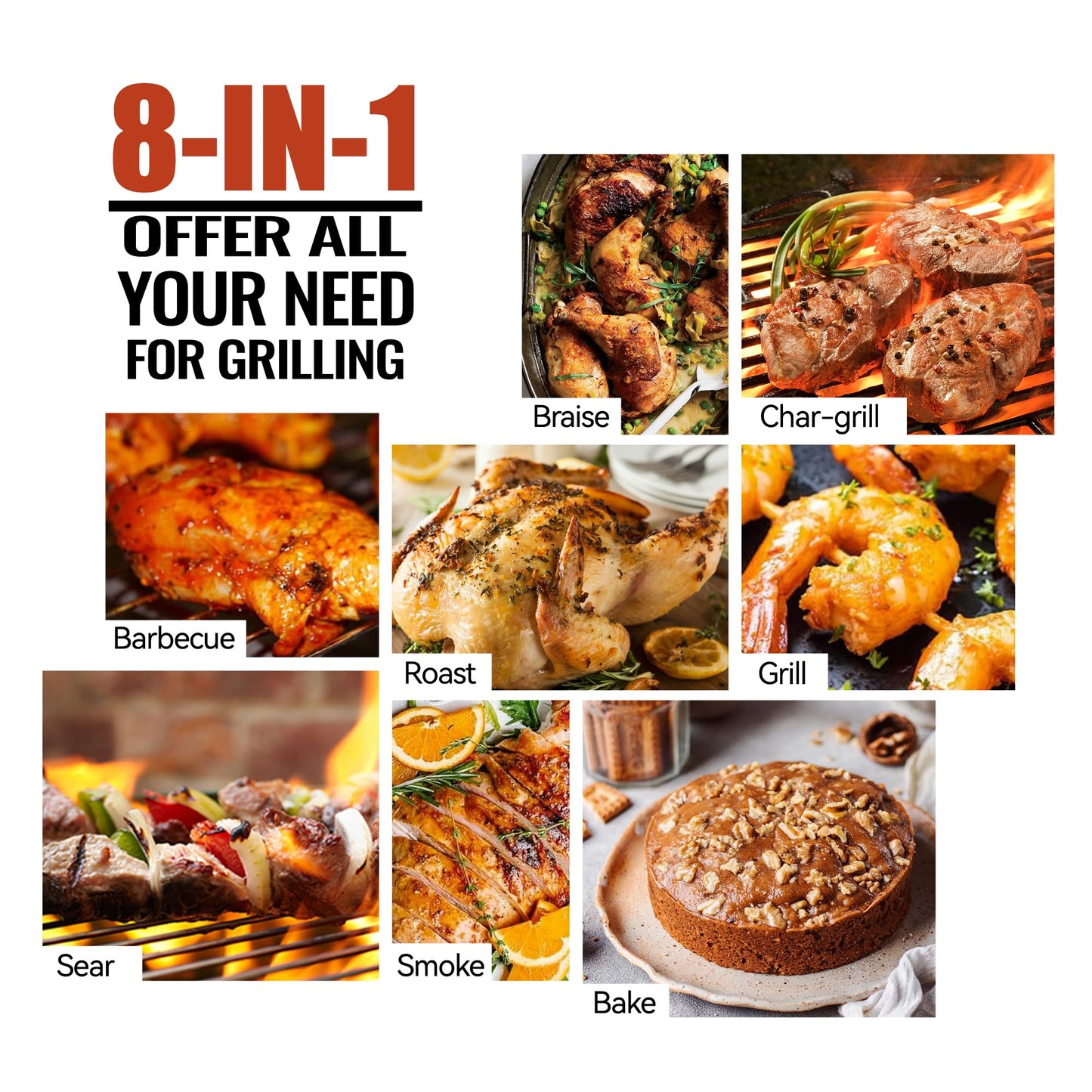Z GRILLS 2026 Upgrade Wood Pellet Grill Smoker with PID Control, Built-in Storage Cabinet, Rain Cover, 700 sq. in Cooking Area for Outdoor BBQ, Smoke, Bake and Roast