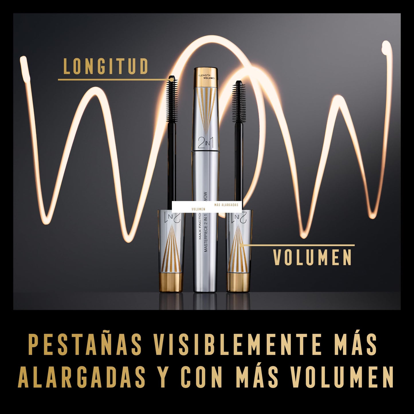 Max Factor Masterpiece 2 in 1 Lash Wow Mascara - Black
