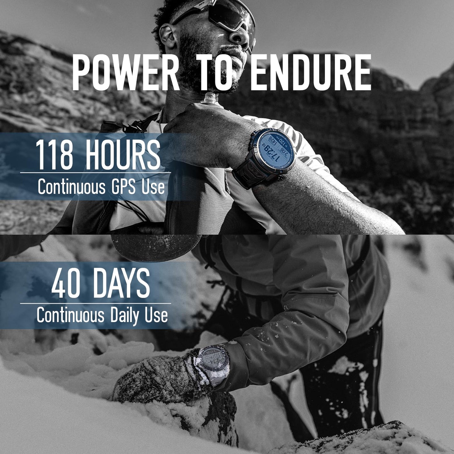 Coros Vertix 2S Adventure Gps Watch, 40 Days Battery Life, Gps Navigation With Global Offline Maps, Route Planner, Heart Rate Mo