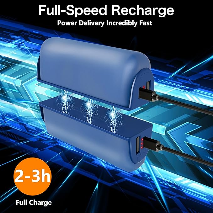 Hand Warmers Rechargeable 2 Pack,10000mAh Split-Magnetic Electric AI Handwarmer Power Bank,3 Levels, Camping,Hunting in Winter
