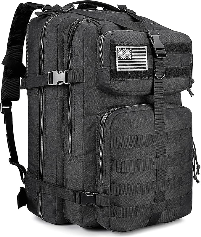 G4Free 50L Tactical Backpack 3 Day Assault Pack Outdoor Bug Out Bag Military Style for Trekking Camping Fishing Hiking