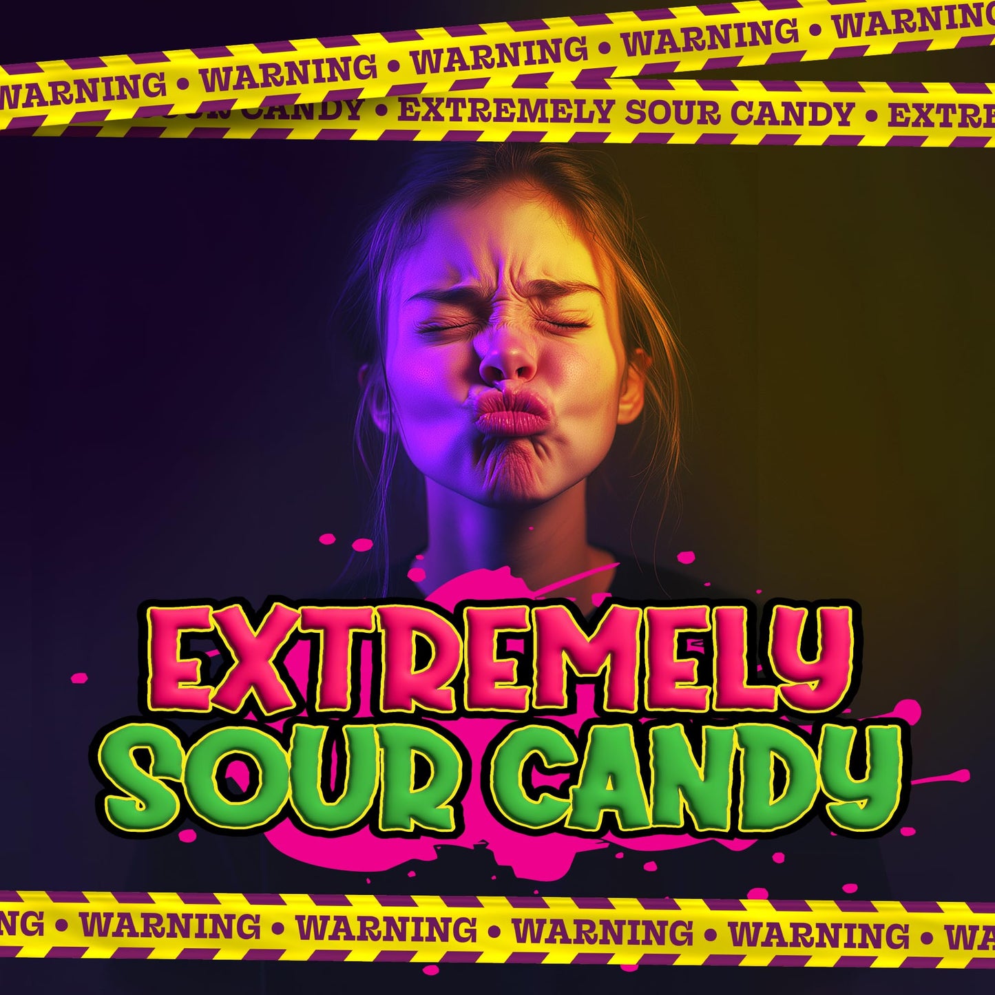 Barnetts Mega Sour Raspberry Candy 104g – Handmade British Hard Sweets – Extreme Sour Candy Challenge – Retro Party Bag & Gift Hamper Treats