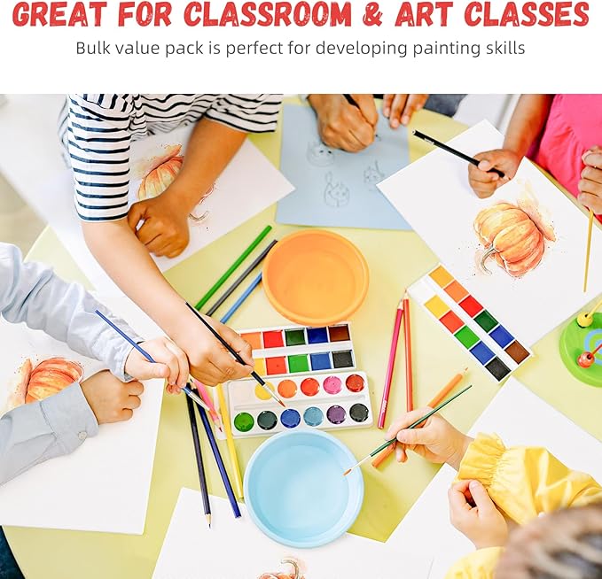 Simetufy Canvas Boards for Painting 8x10In, 90 Pack Bulk Canvases for Painting - Cotton Canvas Panels for Oil, Acrylic & Watercolor Painting.