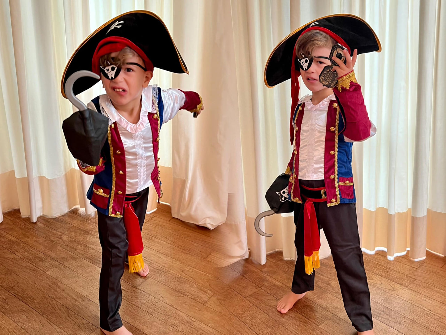 ReliBeauty Pirate Costume for Boys Costume Kids Toddler 3T/100
