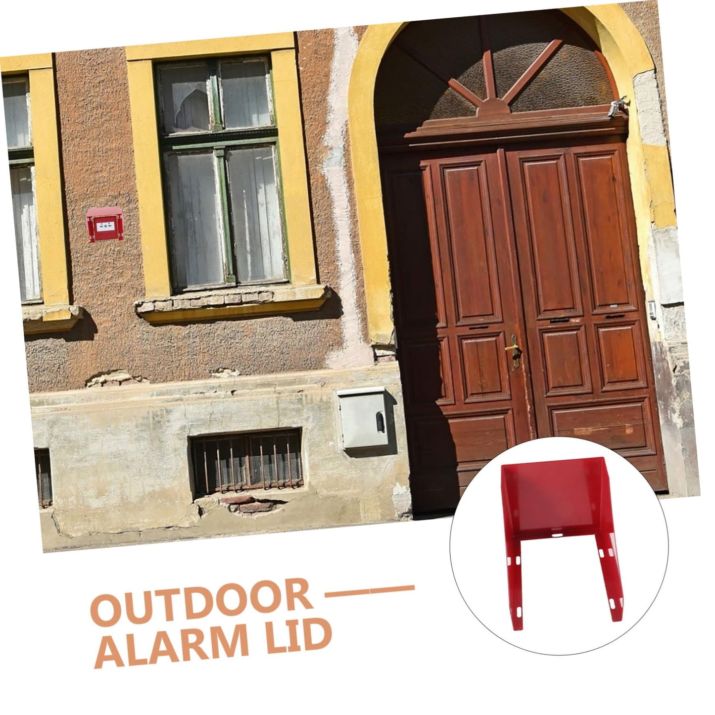 Homoyoyo Rain Cover for Emergency Stop Button Weatherproof Button Protector Material Quick Installation Outdoor Use