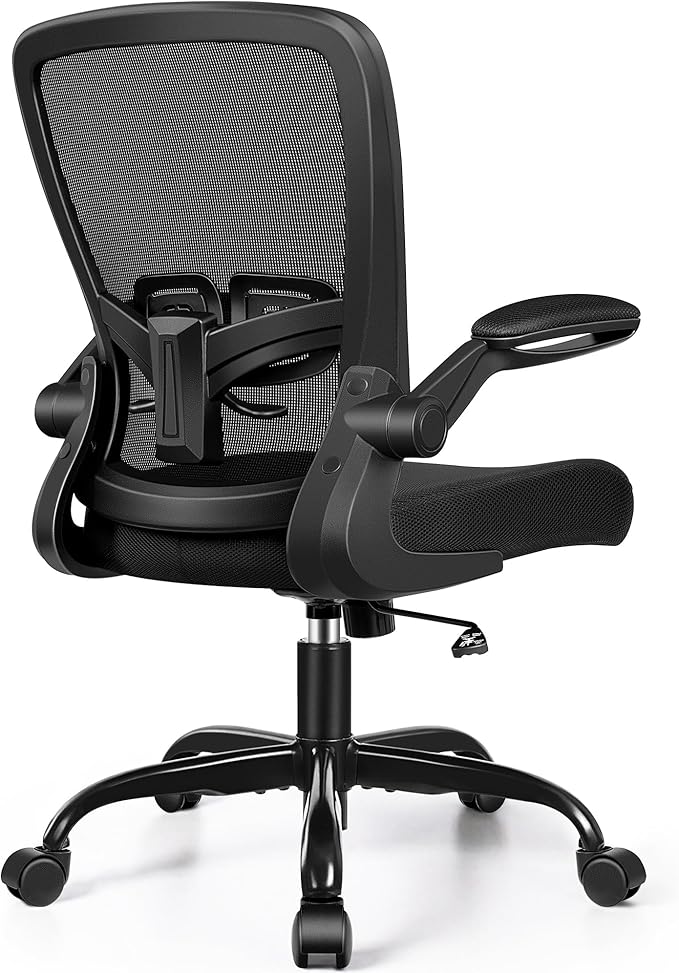 FelixKing Office Chair - Ergonomic Desk Chair with Adjustable Height, 360° Swivel, Flip-up Armrests, Flexible Tilt, Comfy ...