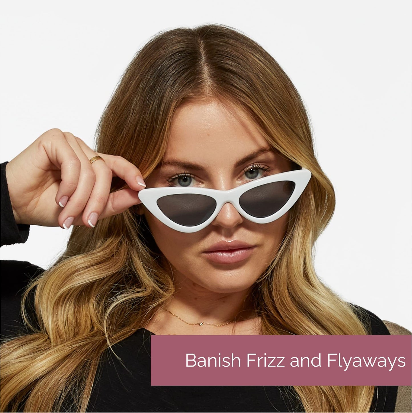 GIOVANNI 2chic Frizz Be Gone Anti-Frizz Hair Balm - Natural Hair Smoothing Formula with Shea Butter & Sweet Almond Oil, Macadami