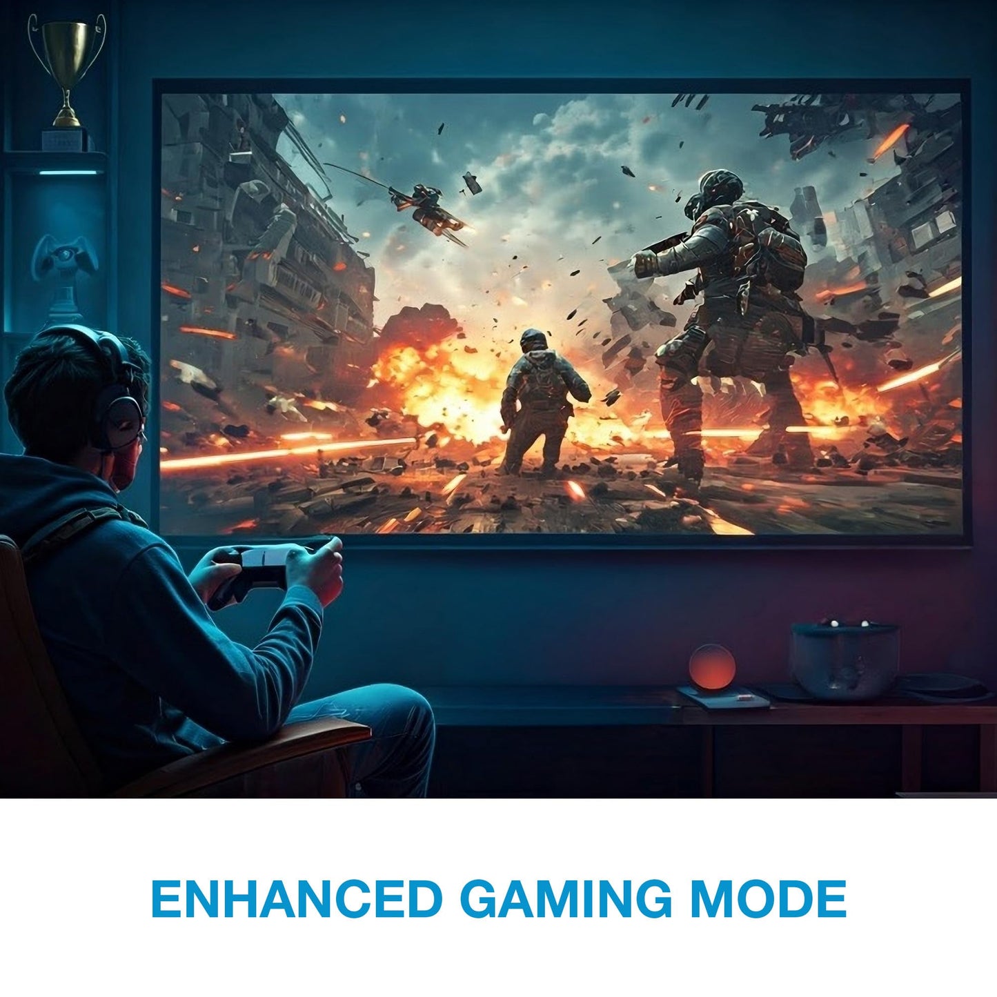 Optoma Photon Life PK32 4K LED Portable Home Entertainment & Gaming Projector