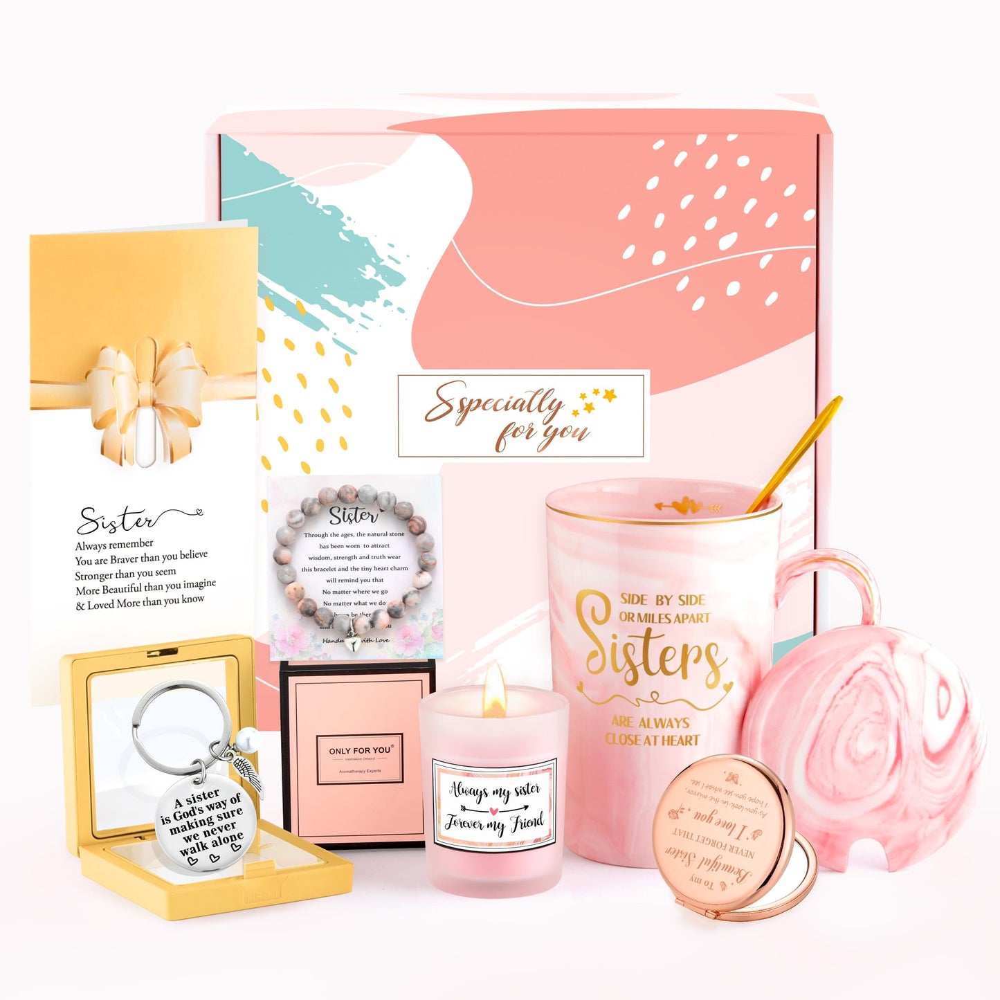 Sister Gifts from Sister Birthday Gifts for Sister Happy Birthday Sisters Gift from Sister Brother Little Sister Big Sister Gifts for Sister in Law Cool Sister Birthday Gifts Sisters Christmas Gifts