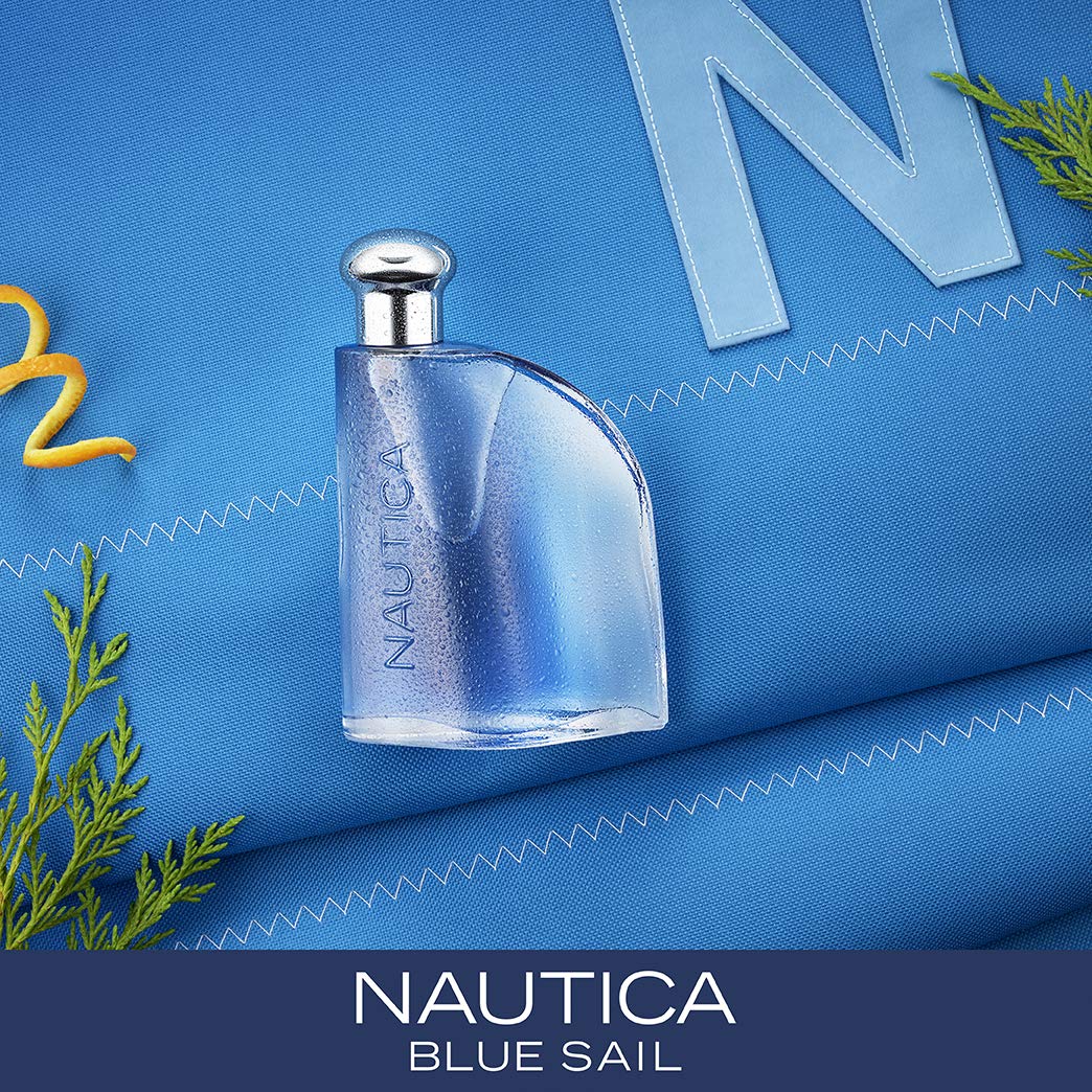 Nautica Blue Sail Eau de Toilette for Men, 0.5 Fluid Ounce
