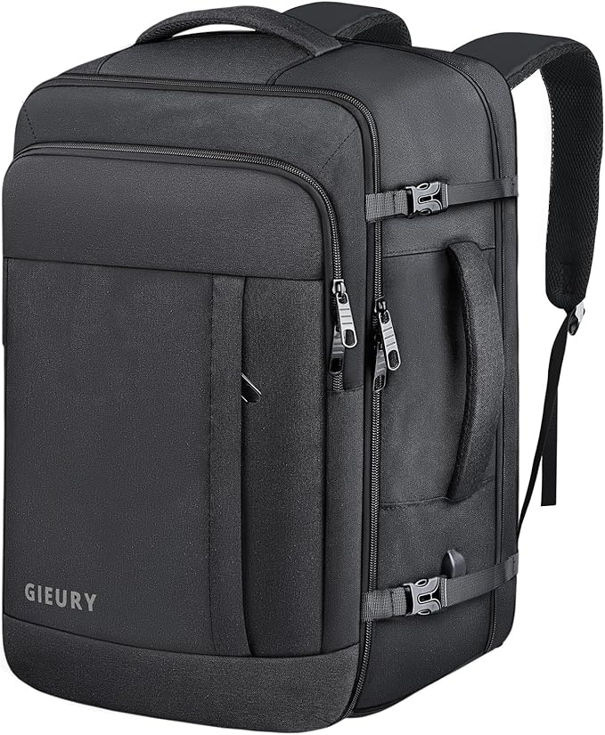 Gieury Carry On Backpack, 50L Travel Backpack, Luggage Backpack TSA Flight Approved Laptop Backpack for Men & Women, Large...