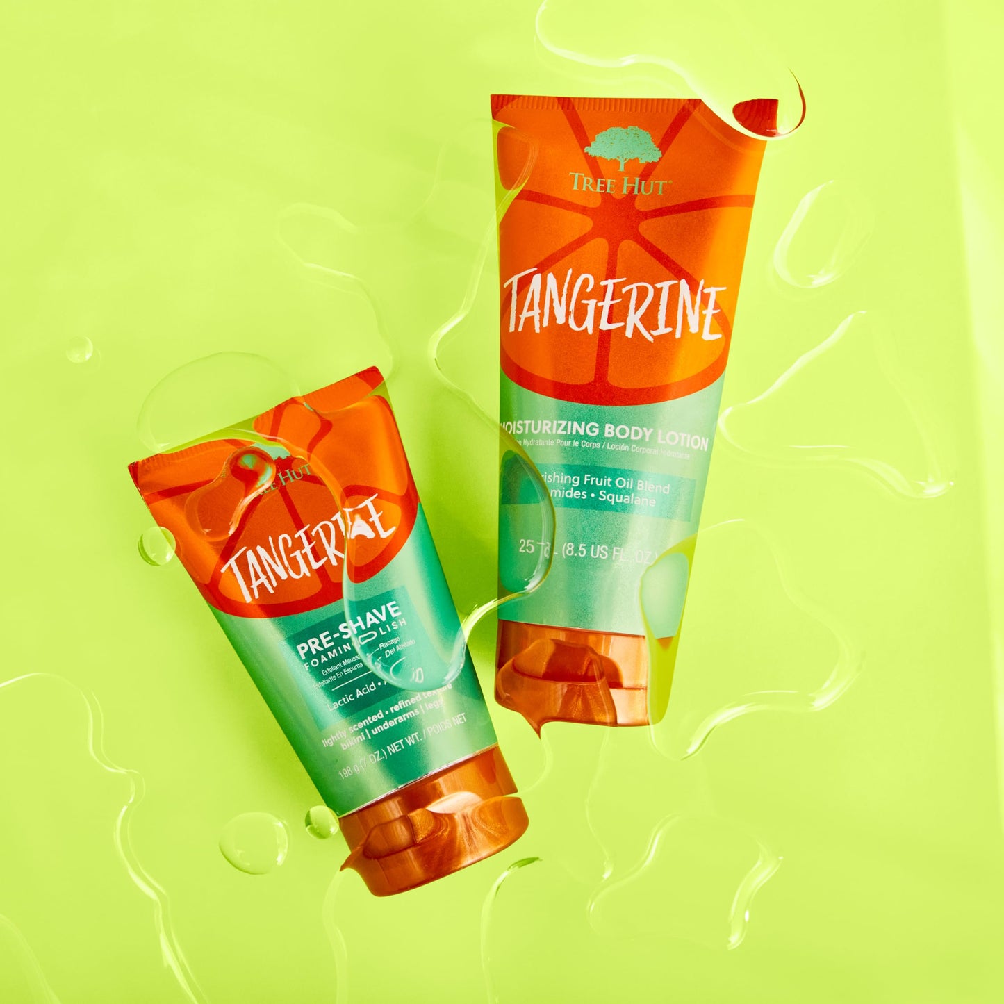 Tree Hut Tangerine Shave Prep Polish | Gently Soothe & Prep Skin for an Even Closer Shave | Exfoliating Shave Essential | 6 fl o