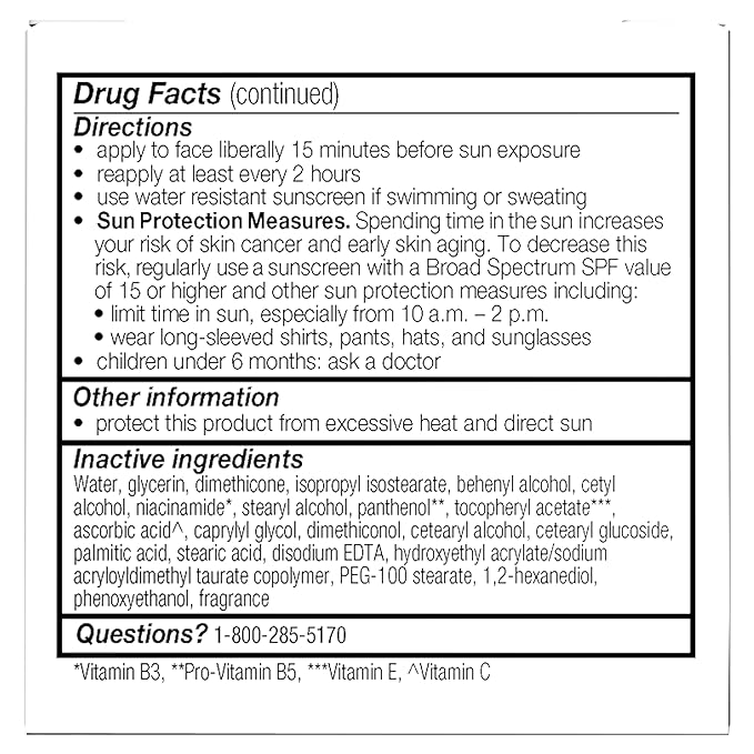 Olay Face Moisturizer Complete All Day UV Moisture Cream with Sunscreen SPF 15, Normal Skin, 2 Fl Oz (Pack of 3)