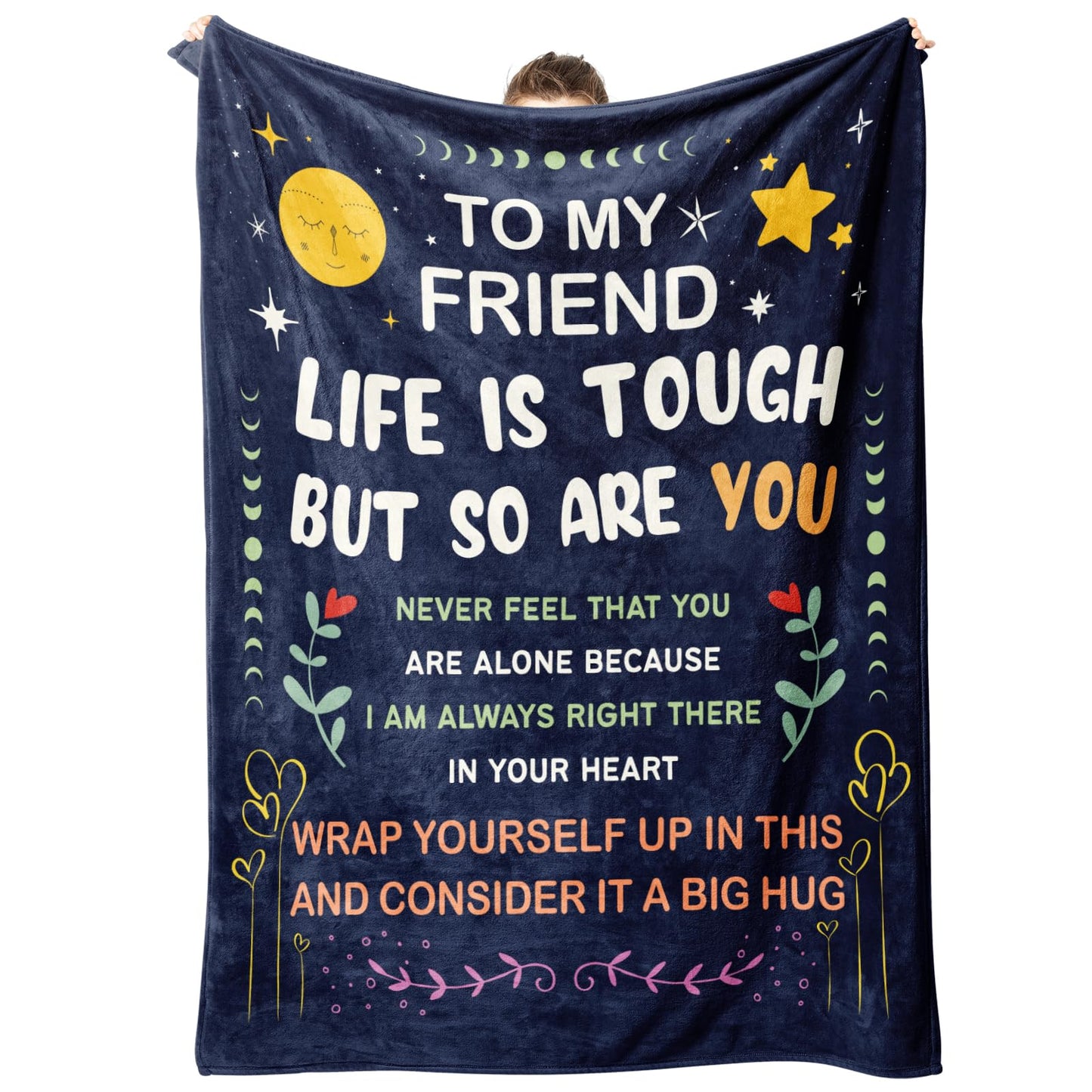 Niyewsor Best Friend Birthday Gifts for Women, Friendship Gifts for Women, Soul Sister, BBF, Bestie, Gift for Friends Female, to My Friend Blanket, 60"x50"
