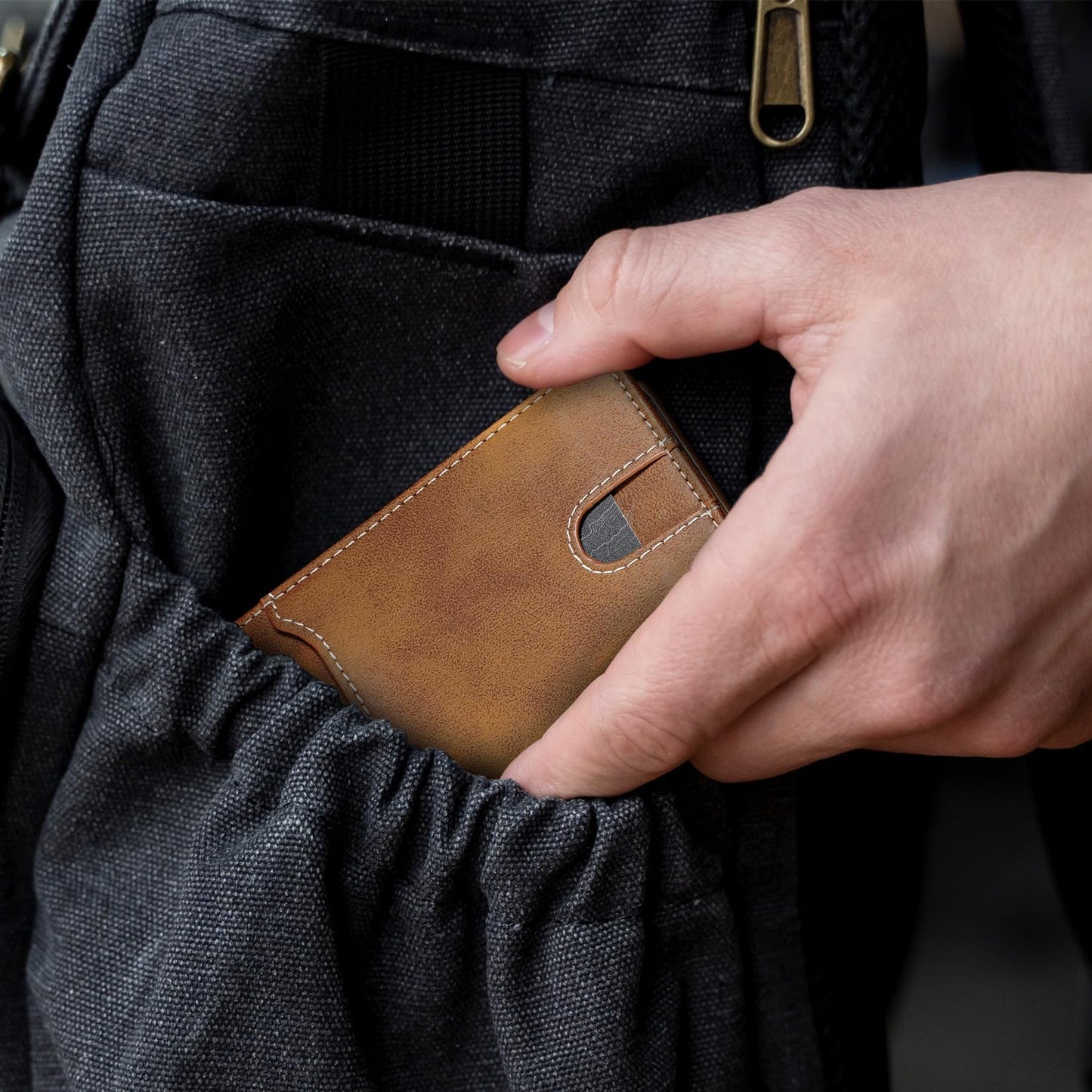 Gifts For Father Dad From Daughter Son: Rfid Slim Smart Wallet - Gift For Father Dad Husband at Birthday Anniversary Father's Day